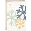 Hallmark Signature Christmas Card (Snowflakes)(Peace Joy Possibilities Snowflakes)
