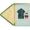 Hallmark Signature Displayable Easter Card (Accordion Fold Pop Up Flowers and Bunnies)(Hawaiian Shirt)