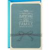Hallmark Signature Fathers Day Card for Dad from Son or Daughter (Celebrate)(Blue and Beige)