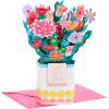 Hallmark Signature Paper Wonder Pop-Up Graduation Card (Class of 2025) for College, High School, Masters(Just for You Flower Bouquet)