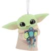 Hallmark Star Wars: The Mandalorian Grogu with Frog Christmas Ornament, Gifts for Star Wars Fans