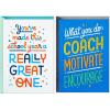 Hallmark Teacher Appreciation Cards Assortment for Preschool, Kindergarten, Elementary School, Graduation or Back to School (10 Cards and Gift Card Holders with Envelopes) (2299GMR7267)(For Teacher and Coach  2 Cards with Envelopes)