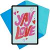Hallmark and Venmo Wedding or Engagement Card for Couple (Yay Love)