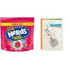 Nerds Gummy Clusters Candy & Hallmark Birthday Card with Envelope Gift Bundle