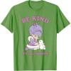 Rainbow Brite Be Kind To All Kinds Shy Violet & Bunny T-Shirt(Grass Green)