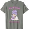 Rainbow Brite Be Kind To All Kinds Shy Violet & Bunny T-Shirt(Olive Heather)