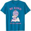 Rainbow Brite Be Kind To All Kinds Shy Violet & Bunny T-Shirt(Sapphire Blue)