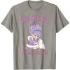 Rainbow Brite Be Kind To All Kinds Shy Violet & Bunny T-Shirt(Slate Grey)