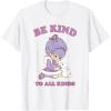 Rainbow Brite Be Kind To All Kinds Shy Violet & Bunny T-Shirt(White)