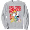 Rainbow Brite Made In The 80’s Distressed Group Shot Sweatshirt(Heather Grey)