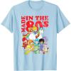 Rainbow Brite Made In The 80’s Distressed Group Shot T-Shirt(Baby Blue)