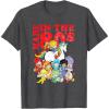 Rainbow Brite Made In The 80’s Distressed Group Shot T-Shirt(Dark Heather Grey)