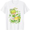 Rainbow Brite St. Patrick’s Day Patty O’Green & Sprite T-Shirt(White)