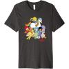 Rainbow Brite & Friends Vintage Color Kids And Sprites Group Premium T-Shirt(Dark Heather Grey)