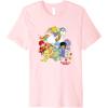 Rainbow Brite & Friends Vintage Color Kids And Sprites Group Premium T-Shirt(Pink)