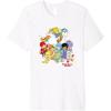 Rainbow Brite & Friends Vintage Color Kids And Sprites Group Premium T-Shirt(White)