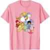 Rainbow Brite & Friends Vintage Color Kids And Sprites Group T-Shirt(Pink)