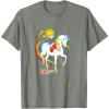 Rainbow Brite & Starlite Best Friends Vintage Sparkle Duo T-Shirt(Olive Heather)