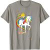 Rainbow Brite & Starlite Best Friends Vintage Sparkle Duo T-Shirt(Slate Grey)