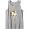 Rainbow Brite & Starlite Best Friends Vintage Sparkle Duo Tank Top(Heather Grey)