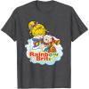 Rainbow Brite & Twink Best Friends Forever T-Shirt(Dark Heather Grey)