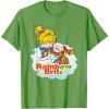 Rainbow Brite & Twink Best Friends Forever T-Shirt(Grass Green)