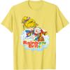 Rainbow Brite & Twink Best Friends Forever T-Shirt(Lemon Yellow)