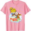 Rainbow Brite & Twink Best Friends Forever T-Shirt(Pink)