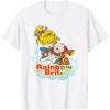 Rainbow Brite & Twink Best Friends Forever T-Shirt(White)