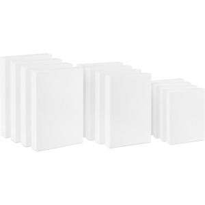 Hallmark 16″ Large Gift Boxes with Lids (12 White Robe Boxes) for Christmas, Birthdays, Holidays(12 Count (Pack of 1))