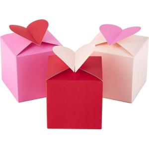 Hallmark 5JVG1928 Paper Wonder 3″ Small Valentines Gift Boxes (Pack of 3; Hearts in Pink, Purple and Red)