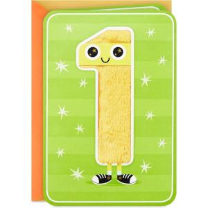 Hallmark 6th Birthday Card for Kids with Detachable Pop It! Toy(1 Year Old)