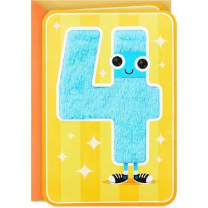 Hallmark 6th Birthday Card for Kids with Detachable Pop It! Toy(4 Year Old)
