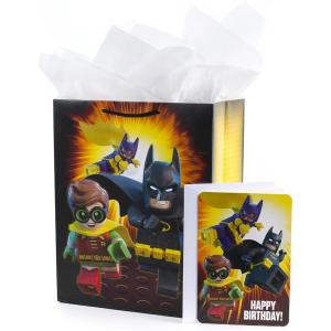Hallmark Batman Pop Up Birthday Card for Him (Epic Day) Signature Paper Wonder 3D Card(Large Lego Batman)