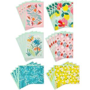 Hallmark Blank Cards Assortment, Vintage Flowers (24 Cards with Envelopes)(Vintage Flowers)