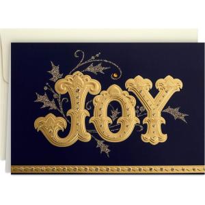 Hallmark Boxed Christmas Cards, Snowman and Cardinal (16 Cards and 17 Envelopes), (1XPX5437)(Joy)