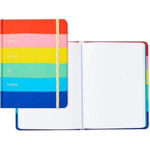 Hallmark Crayola Hardcover Journal, Rainbow (196 Pages), Gold (5STZ1089)