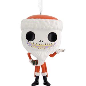 Hallmark Disney Tim Burton’s The Nightmare Before Christmas Santa Jack Funko POP! Christmas Ornament, Pop Culture Gifts