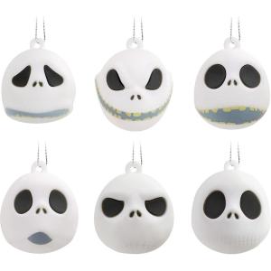 Hallmark Disney Tim Burton’s The Nightmare Before Christmas Scenes Mini Christmas Ornaments, Shatterproof, Set of 4(Jack Skellington Heads)