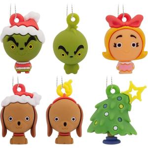 Hallmark Dr. Seuss’s How The Grinch Stole Christmas! Scenes Mini Christmas Ornaments, Shatterproof, Set of 4(Set of 6)