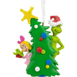 Hallmark Dr. Seuss’s How the Grinch Stole Christmas! Grinch With Cindy Lou Who Christmas Ornament(Grinch & Cindy Lou Who)
