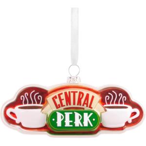 Hallmark Friends Central Perk Sign Christmas Ornament, Blown Glass(Central Perk Sign)
