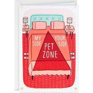Hallmark Funny Romantic Valentine’s Day Card (Animal Love) for Husband, Wife, Boyfriend, Girlfriend(Pet Zone)