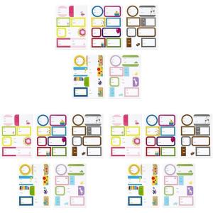 Hallmark Gift Tags and Stickers (64 Stickers, 8 Tags, 8 Mini Notecards) for Valentines Day, Birthdays, Weddings, Graduations, Bridal Showers(Pink  Blue)