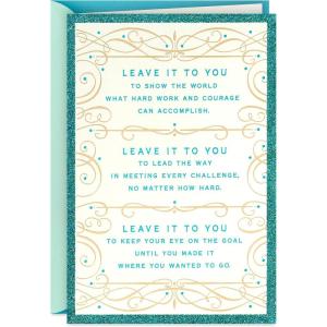 Hallmark Graduation Card (Leave It To You)(Leave It To You)