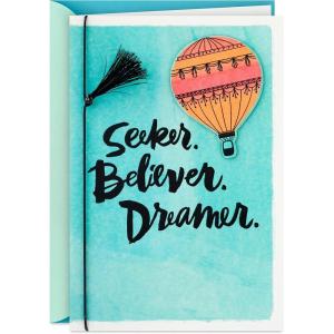 Hallmark Graduation Card (So Much to Celebrate)(Seeker. Believer. Dreamer.)