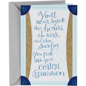 Hallmark Graduation Card (So Proud of You)(College  Savor Success)