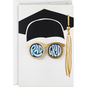 Hallmark Graduation Card for High School or College (Rad Grad)(Rad Grad Sunglasses)