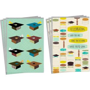 Hallmark Graduation Cards, Amazing (6 Cards with Envelopes)(Graduation Caps  6 Cards with Envelopes)