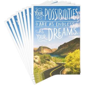 Hallmark Graduation Money Holder or Gift Card Holder Cards Assortment, Dream Big (4 Cards with Envelopes)(Wonderful Future  8 Cards with Envelopes)